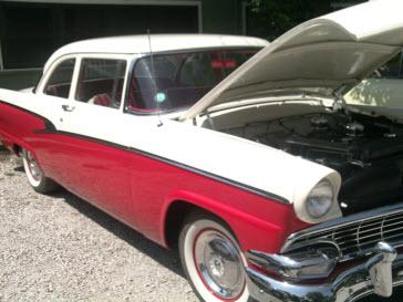 Nice 65 Ford 2 Door. Riley's Tavern Classic Car Day. Hunter, Texas