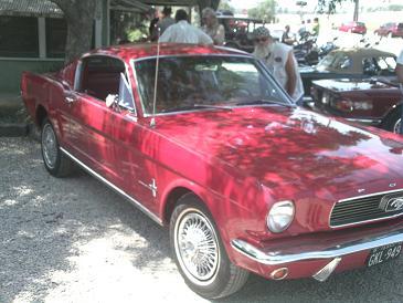 Nice 65 Ford Mustang Fastback. Riley's Tavern Classic Car Day. Hunter, Texas