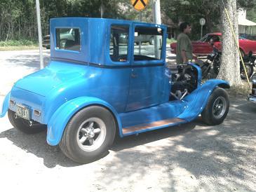 Nice customized 29 T Coupe Fastback. Riley's Tavern Classic Car Day. Hunter, Texas