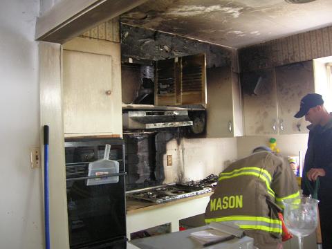 Kichen fire damage and repair